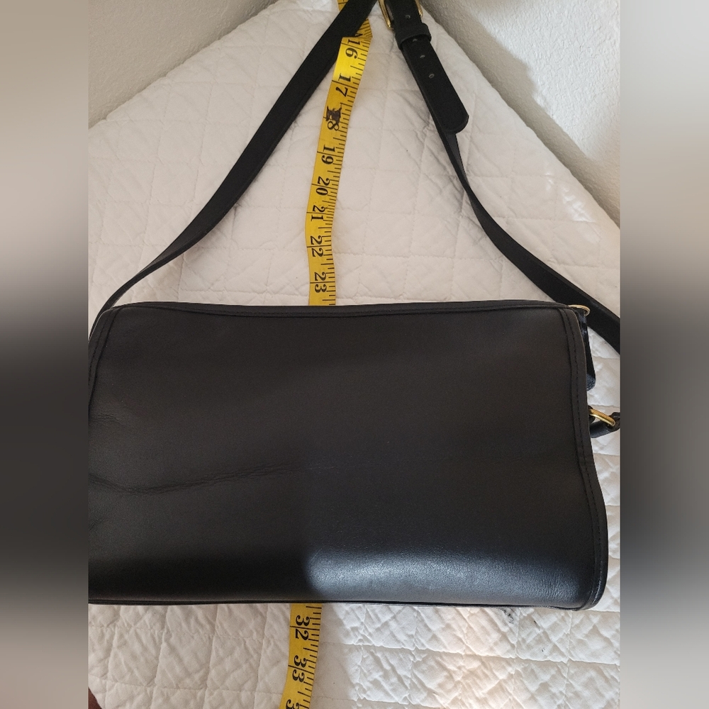 Vintage Y2K Coach 9944 Taylor Zip  Shoulder/Crossbody Handbag Black Made in USA - Picture 15 of 15